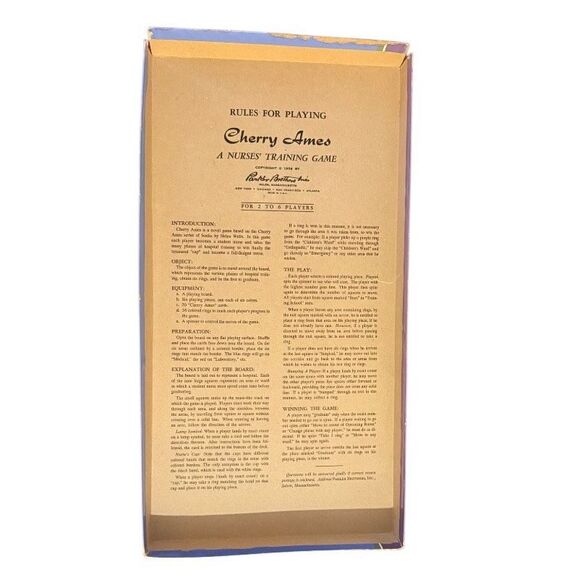 Cherry Ames Nursing Game Parker Brothers Vintage 1959 - Picture 4 of 7